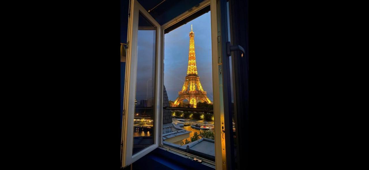 Apartament Eiffel Tower Romantic View Paryż Zewnętrze zdjęcie
